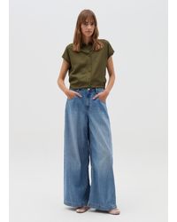 OVS - Ovs Camicia Con Maniche Corte A Kimono, Donna, Taglia - Lyst