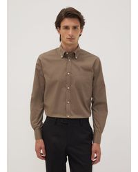 OVS - Camicia Regular Fit Con Collo Button-Down Easy Iron, Uomo, Taglia - Lyst