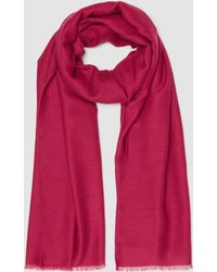 Piombo - Sciarpa Con Frange, Donna, Taglia - Lyst