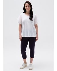 OVS - Leggings Essential Crop Stretch Curvy, Donna, Taglia - Lyst
