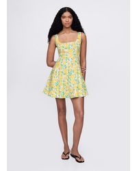 Gap - Abito Corto Con Fantasia Limoni, Donna, Taglia - Lyst