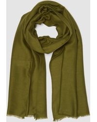Piombo - Sciarpa Con Frange, Donna, Taglia - Lyst