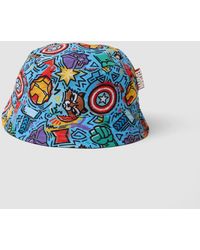 Marvel - Cappello Bucket Azzurro Con Stampa All Over, Bambino, Taglia - Lyst