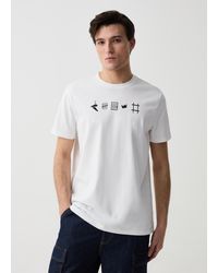 OVS - T-Shirt Con Stampa Mare Fuori, Uomo, , Taglia - Lyst