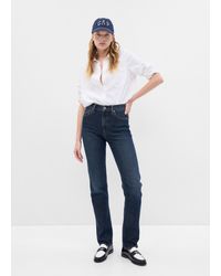 Gap - Jeans straight fit a vita alta - Lyst