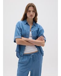 OVS - Ovs Camicia Oversize A Maniche Corte, Donna, Taglia - Lyst