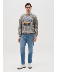 OVS - Ovs Felpa Camouflage Con Stampa Nirvana, Uomo, Taglia - Lyst