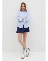 OVS - Camicia Chambray A Righe - Lyst
