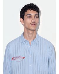 B.ANGEL - Camicia Azzurra Cropped - Lyst