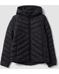 OVS - Giacca Ultralight Nera Trapuntata Con Cappuccio E Zip, Donna, Taglia - Lyst