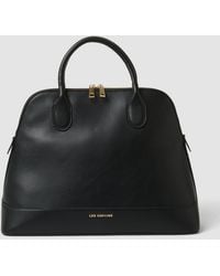 Les Copains - Borsa A Mano Nera Dal Design Strutturato, Donna, Taglia - Lyst