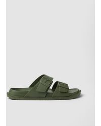 OVS - Sandali Verdi Con Doppia Fascia E Fibbie, Uomo, Taglia - Lyst