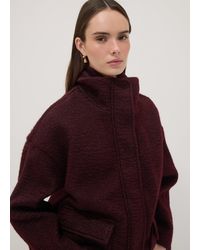 OVS - Giacca Rossa Con Zip E Bottoni A Pressione, Donna, Taglia - Lyst