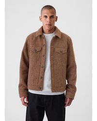 Gap - Giacca Corta Fantasia Micro Quadri, Uomo, Taglia - Lyst