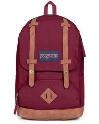 Jansport - Zaino Bordeaux Con Dettagli A Contrasto, Uomo, Taglia - Lyst