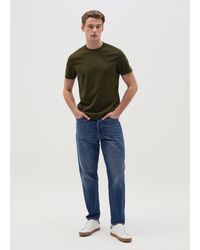 OVS - Ovs T-Shirt Regular Fit Con Scollo Rotondo, Uomo, Taglia - Lyst