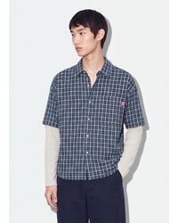 B.ANGEL - Camicia Cropped A Quadri - Lyst