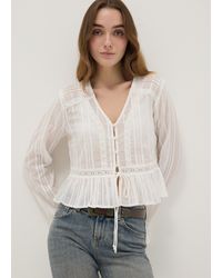 B.ANGEL - Camicia Trasparente - Lyst