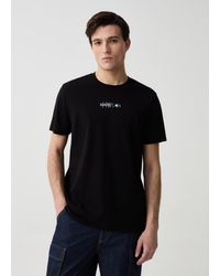OVS - T-Shirt Con Maxi Stampa Mare Fuori, Uomo, , Taglia - Lyst