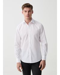 OVS - Ovs Camicia Slim Fit Tinta Unita, Uomo, Taglia - Lyst