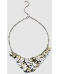 Piombo - Collana Con Monete A Strati, Donna, Taglia - Lyst