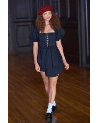 Selkie - The Lace Up Party Dress Dress - Lyst