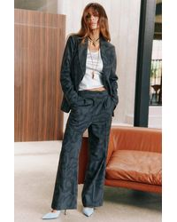 Never Fully Dressed - Charcoal Snake Arden Trousers - Lyst