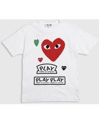 COMME DES GARÇONS PLAY T-shirts for Men - Up to 33% off | Lyst
