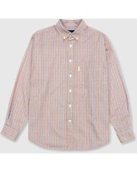 thisisneverthat Cotton Mixed Check Shirt in Yellow for Men | Lyst