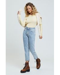 pacsun lexie blue mom jeans