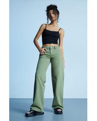 PacSun Eco Green Low Rise Baggy Jeans - Blue