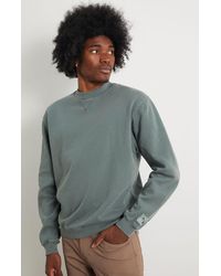 PacSun Teal Vintage Wash Oversized Hoodie in Blue for Men | Lyst