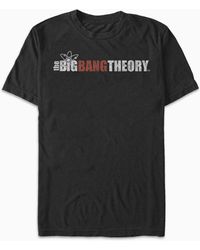 Fifth Sun The Big Bang Theory Logo T-shirt - Black