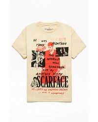 PacSun Scarface Collage T-shirt - White