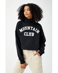 Converse Mountain Club Turtleneck Sweatshirt - Black