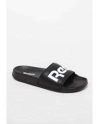 reebok slip on sandals