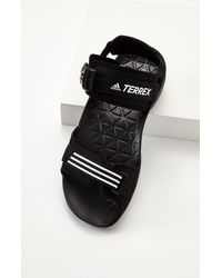 adidas Cotton Terrex Cyprex Ultra Ii Sandals in Black for Men - Lyst