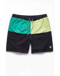 Shorts 16 Swim Black For Men Lyst Union 5 Inch Globe In FuTKJ3l1c5