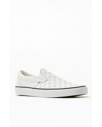 vans mega checker slip on