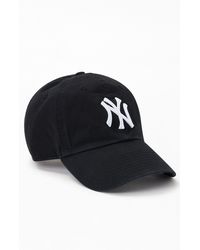 47 Brand Ny Yankees Strapback Dad Hat - Black