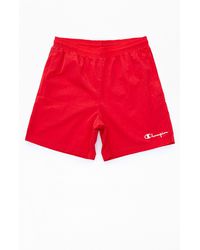 stacked nylon ripstop shorts
