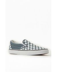 Vans - Stormy Weather Checkered Classic Slip-on Shoes - Lyst