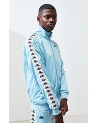 kappa white track jacket