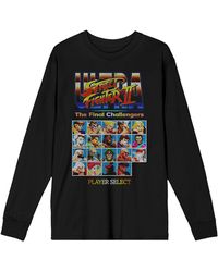 PacSun Street Fighter Final Challenge Long Sleeve T-shirt - Black