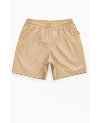 champion crinkle nylon shorts