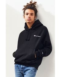 champion dbl script pullover hoodie