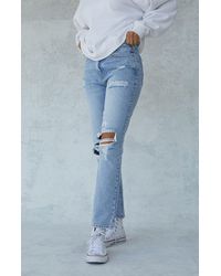 pacsun eco light blue boyfriend jeans