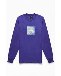 huf purple t shirt