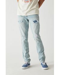 PacSun Denim Side Stripe Ripped Stacked 