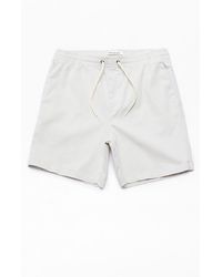 PacSun White Heather Fleece Volley 